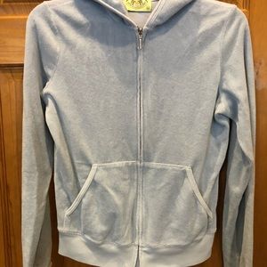 Juicy Couture (circa 2000) terry zip front hoodie jacket